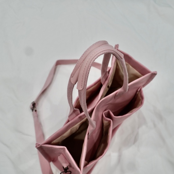 Tote Bag for Women with Compartments, Large Canvas Tote Pink ZHMO laptop bag - Picture 11 of 16